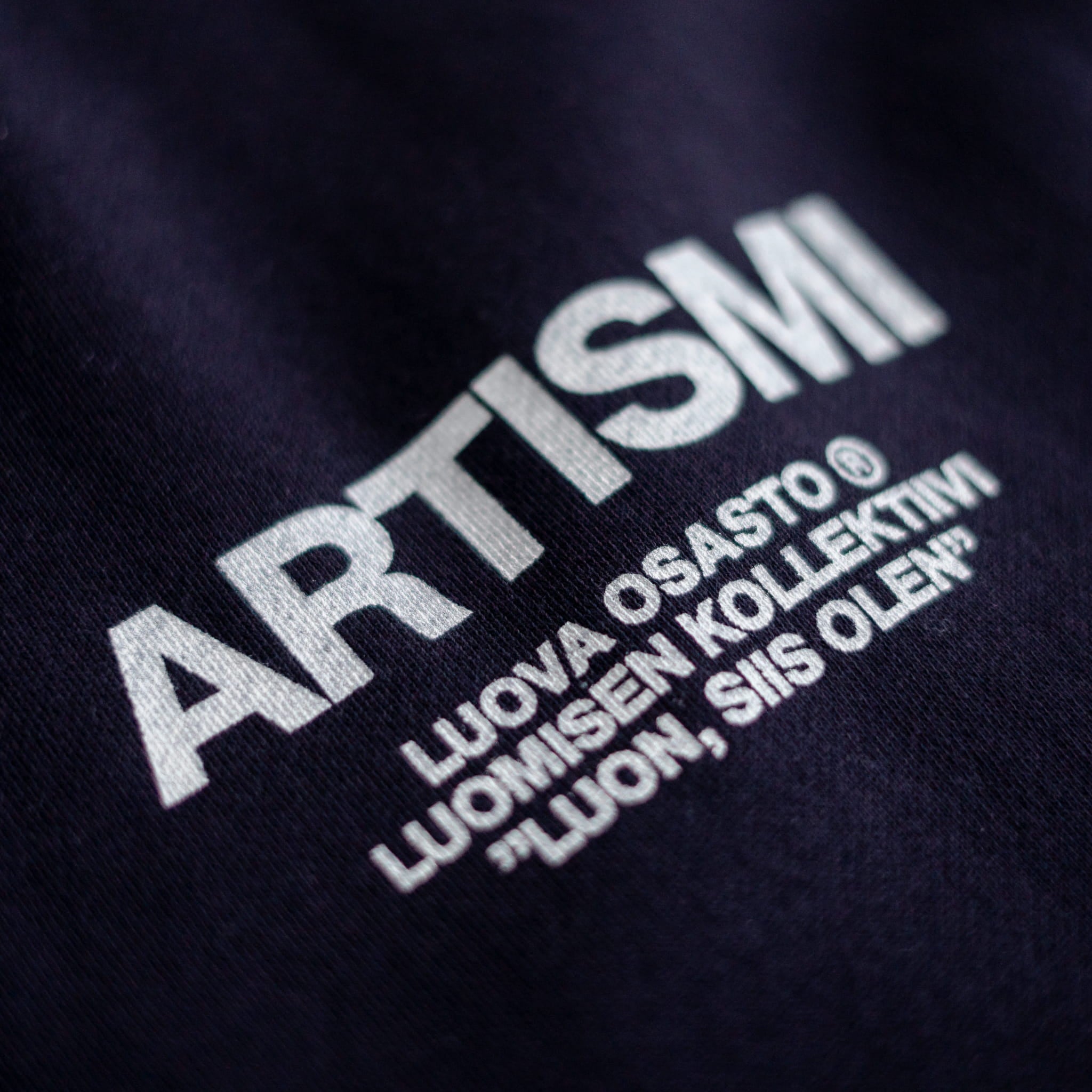 "Artismi" huppari – Sininen+Valkoinen