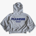 "Puuhismi" huppari – Harmaa+Sininen