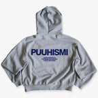 "Puuhismi" huppari – Harmaa+Sininen
