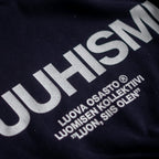 "Puuhismi" huppari – Sininen+Valkoinen