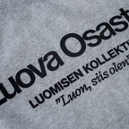 "Luova Osasto" huppari – Harmaa+Musta