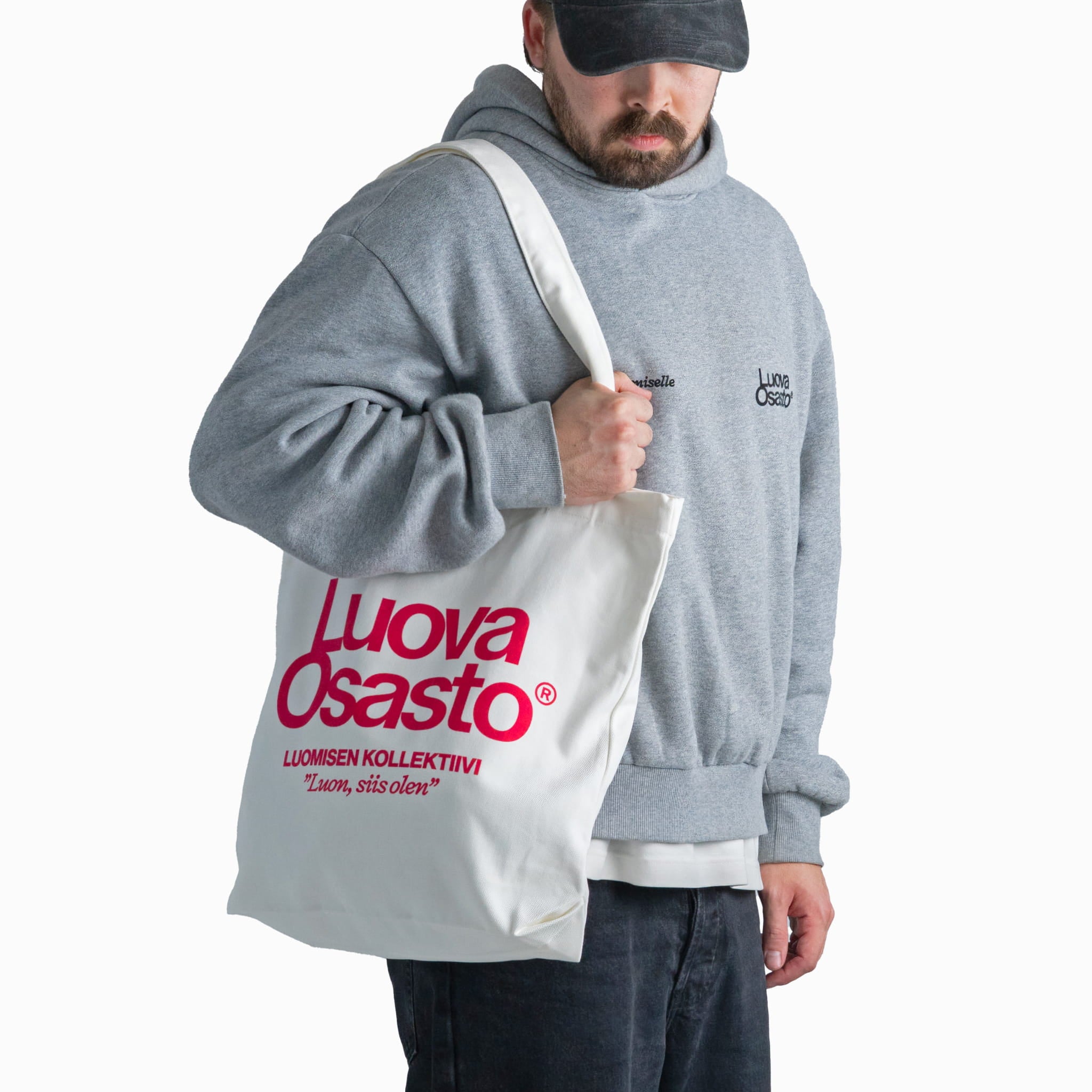"Luova Osasto" kangaskassi – Punainen