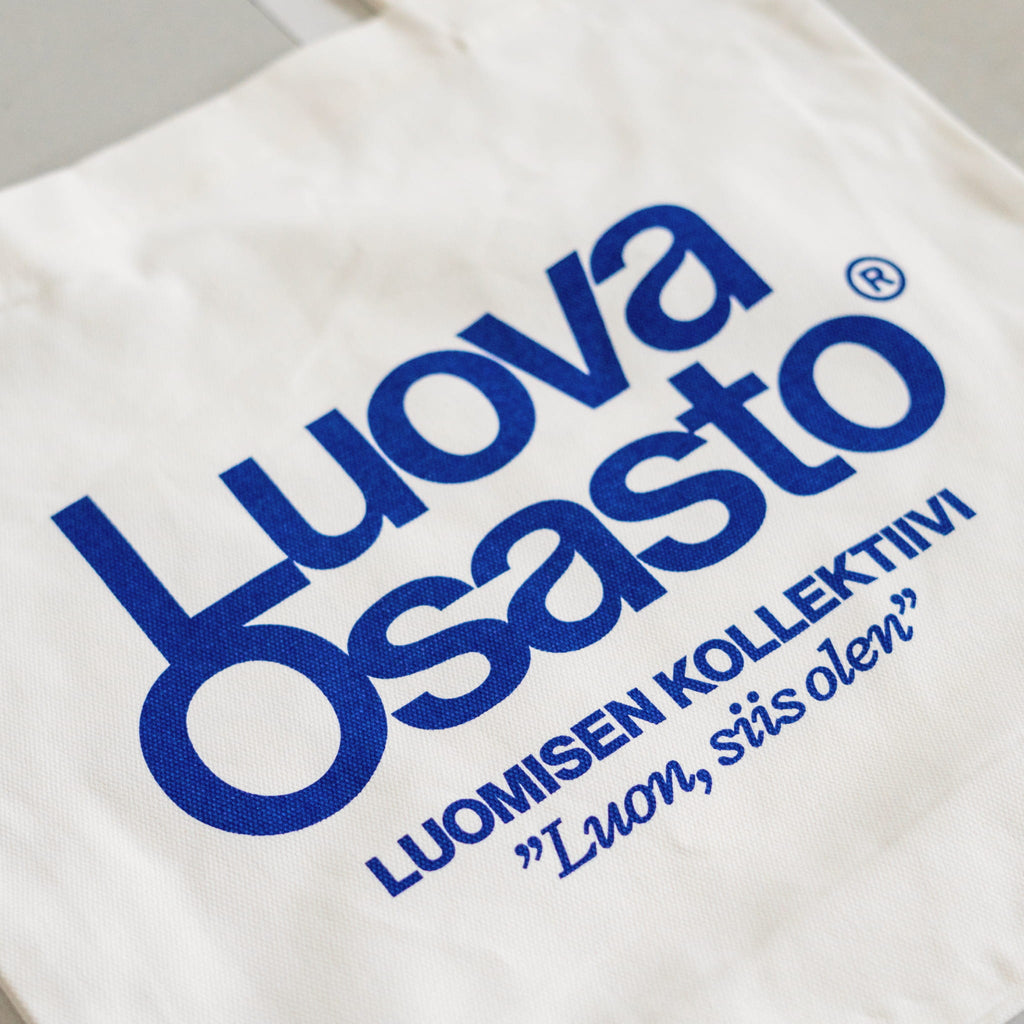 "Luova Osasto" kangaskassi – Sininen