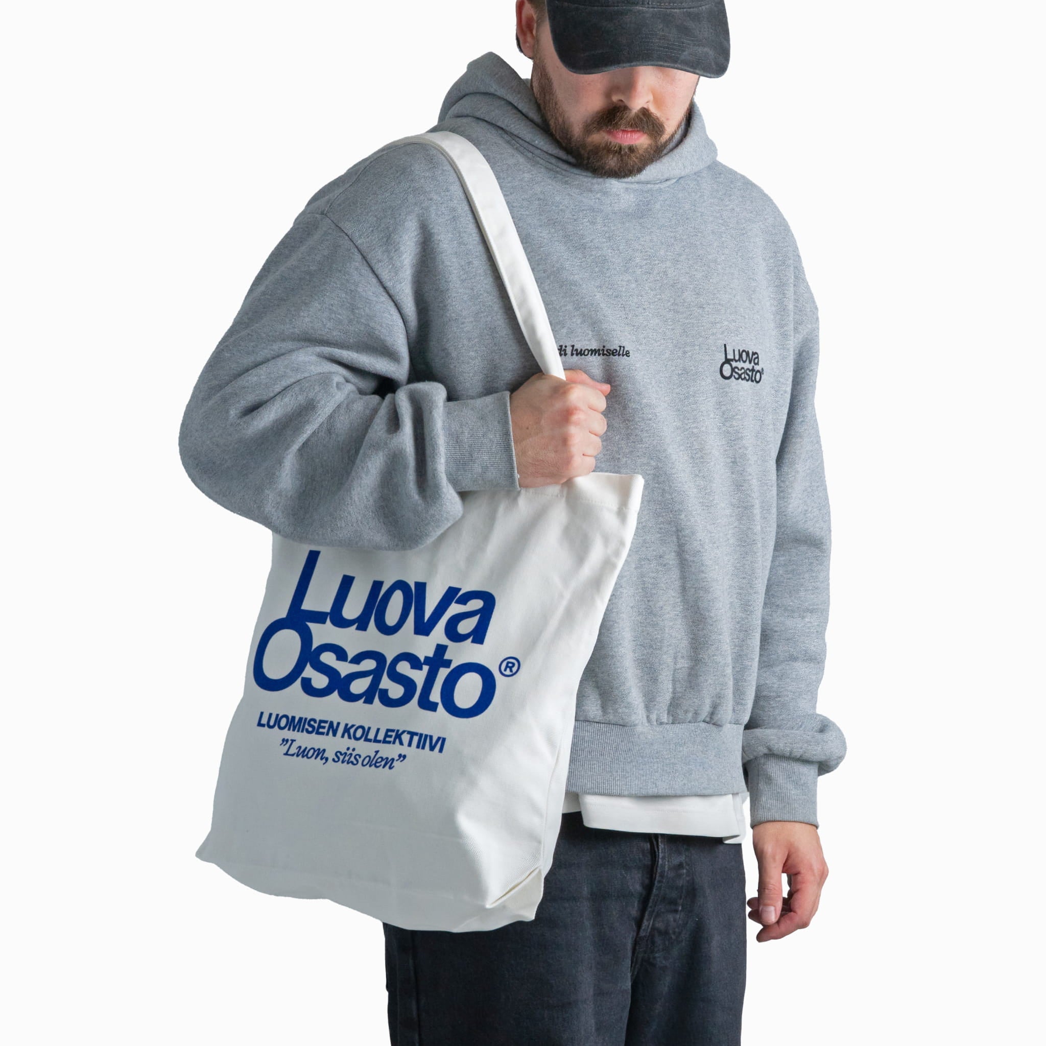 "Luova Osasto" kangaskassi – Sininen