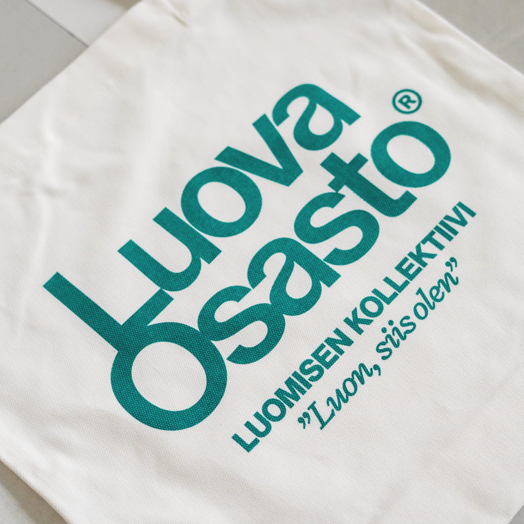 "Luova Osasto" kangaskassi – Vihreä