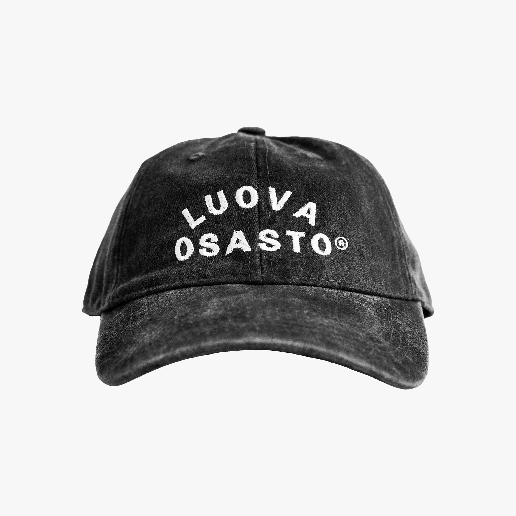 "Luova Osasto" lippis – Kaarilogo – Musta