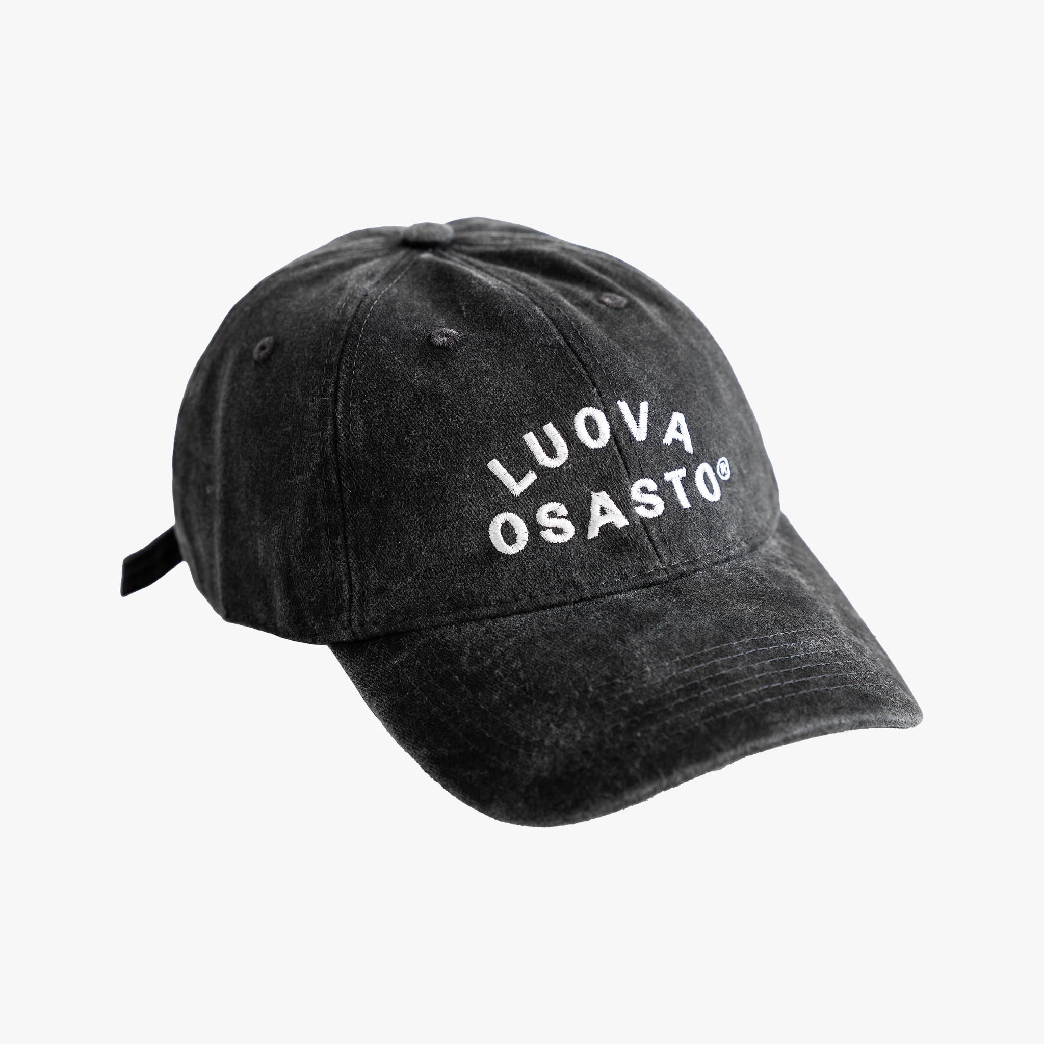 "Luova Osasto" lippis – Kaarilogo – Musta