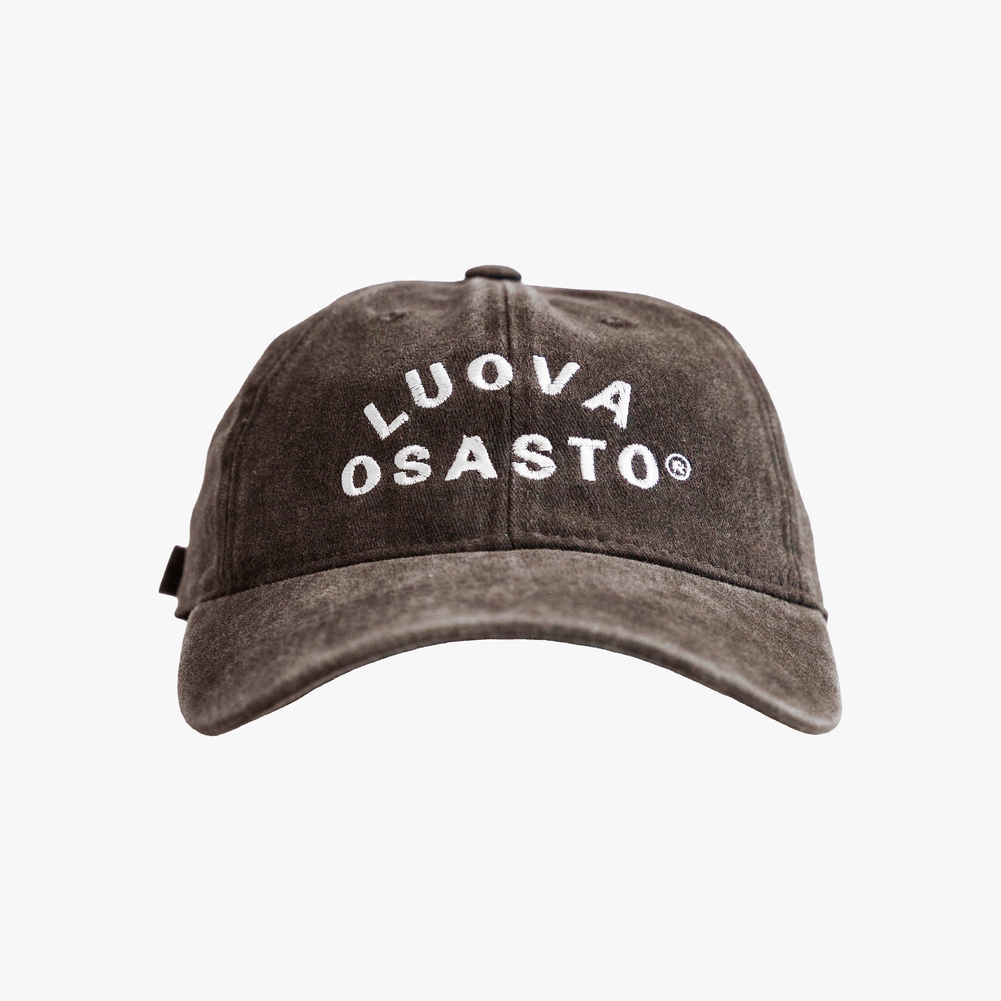 "Luova Osasto" lippis – Kaarilogo – Ruskea