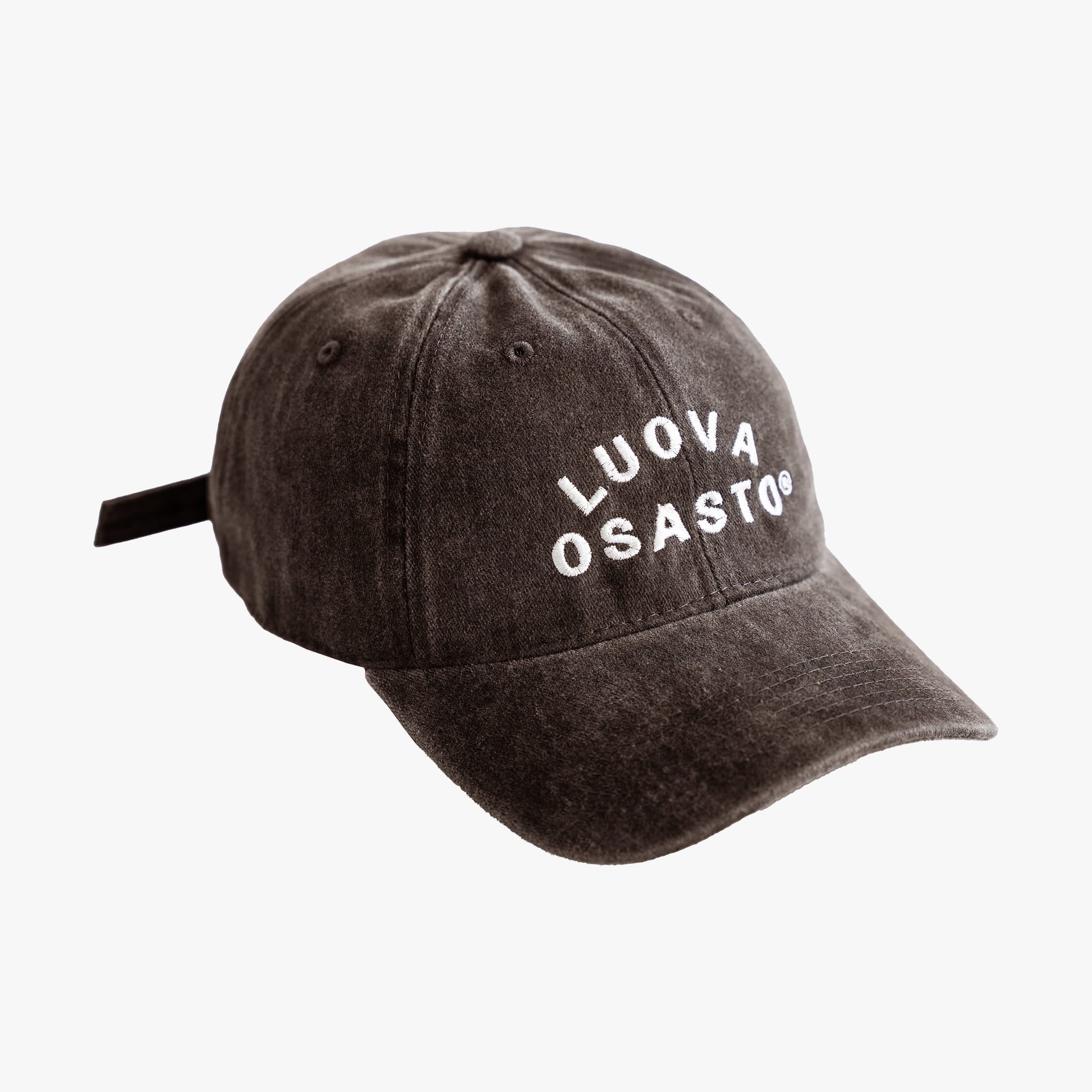 "Luova Osasto" lippis – Kaarilogo – Ruskea