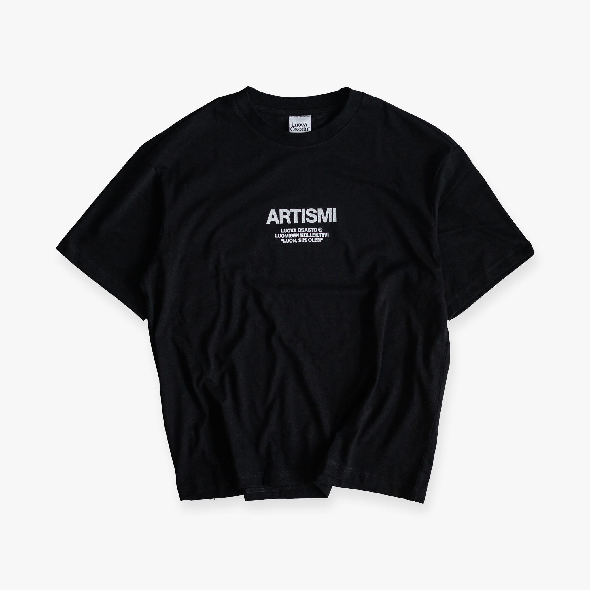"Artismi" t-paita – Musta+Valkoinen