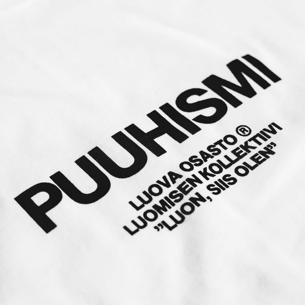 "Puuhismi" t-paita – Musta