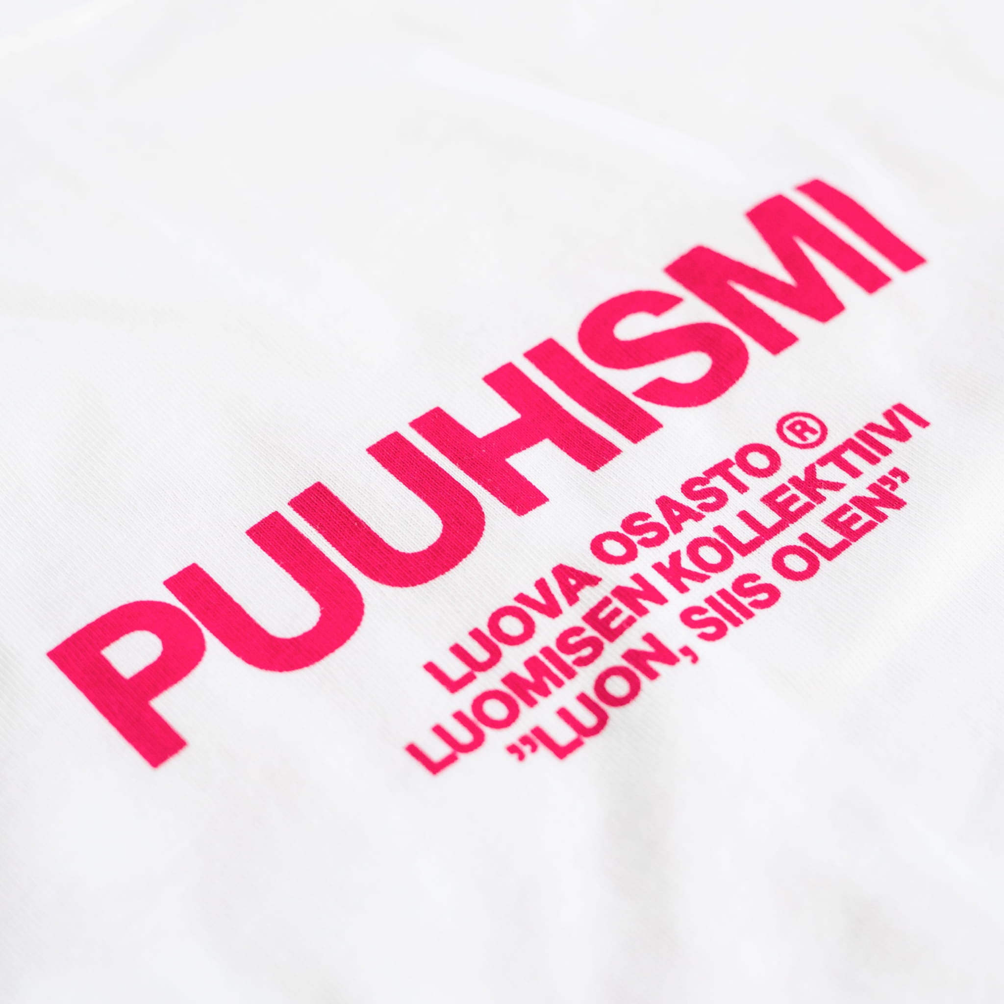 "Puuhismi" t-paita – Punainen