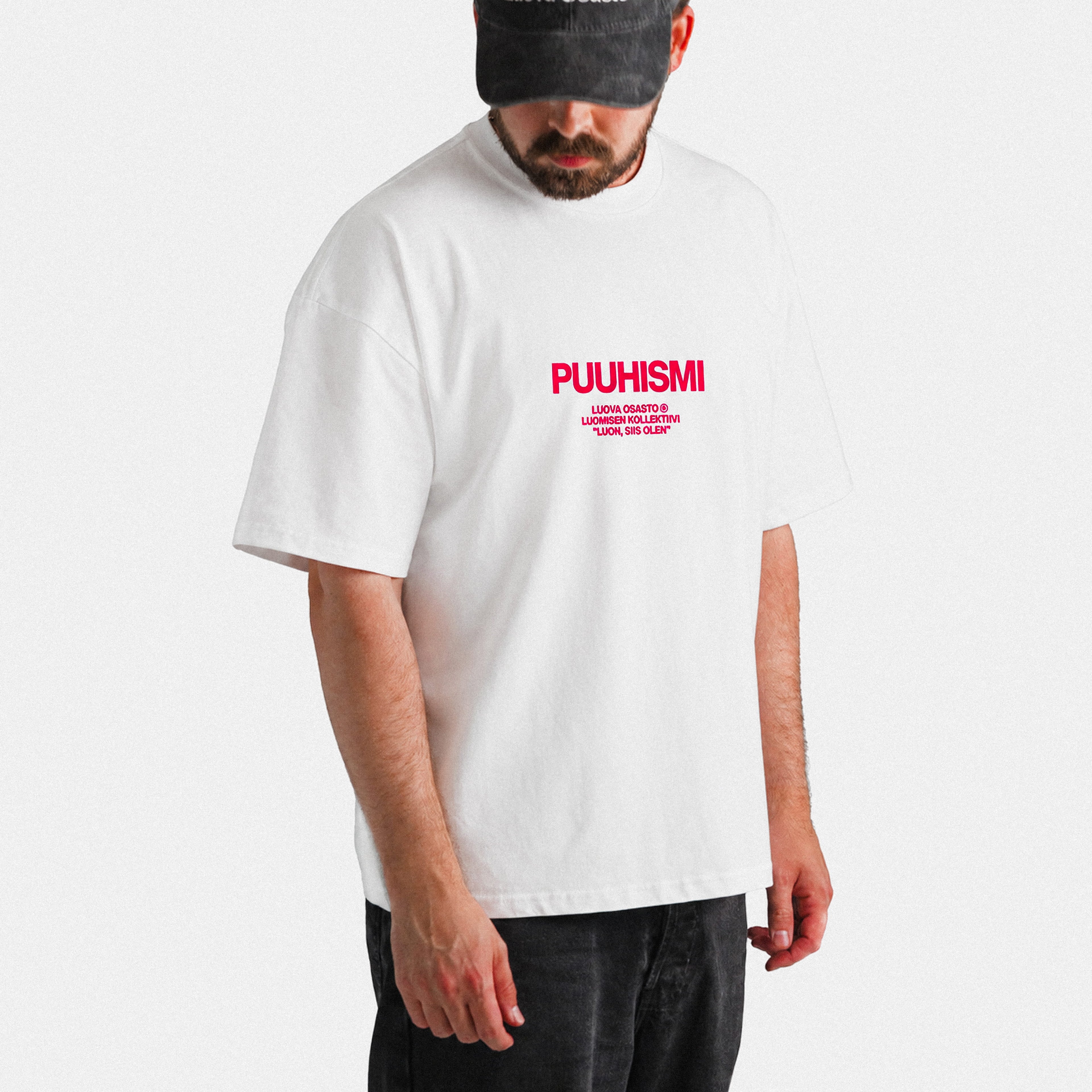 "Puuhismi" t-paita – Punainen
