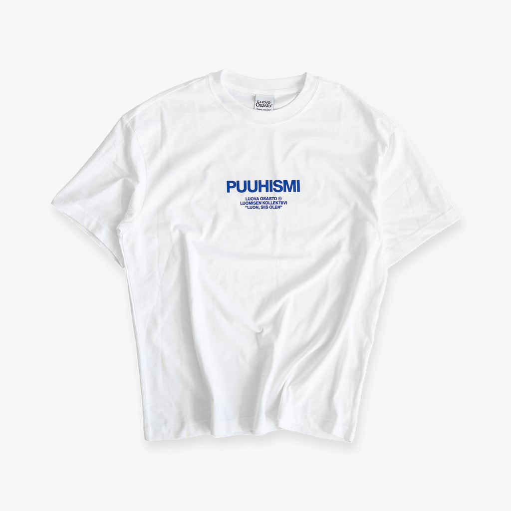 "Puuhismi" t-paita – Sininen