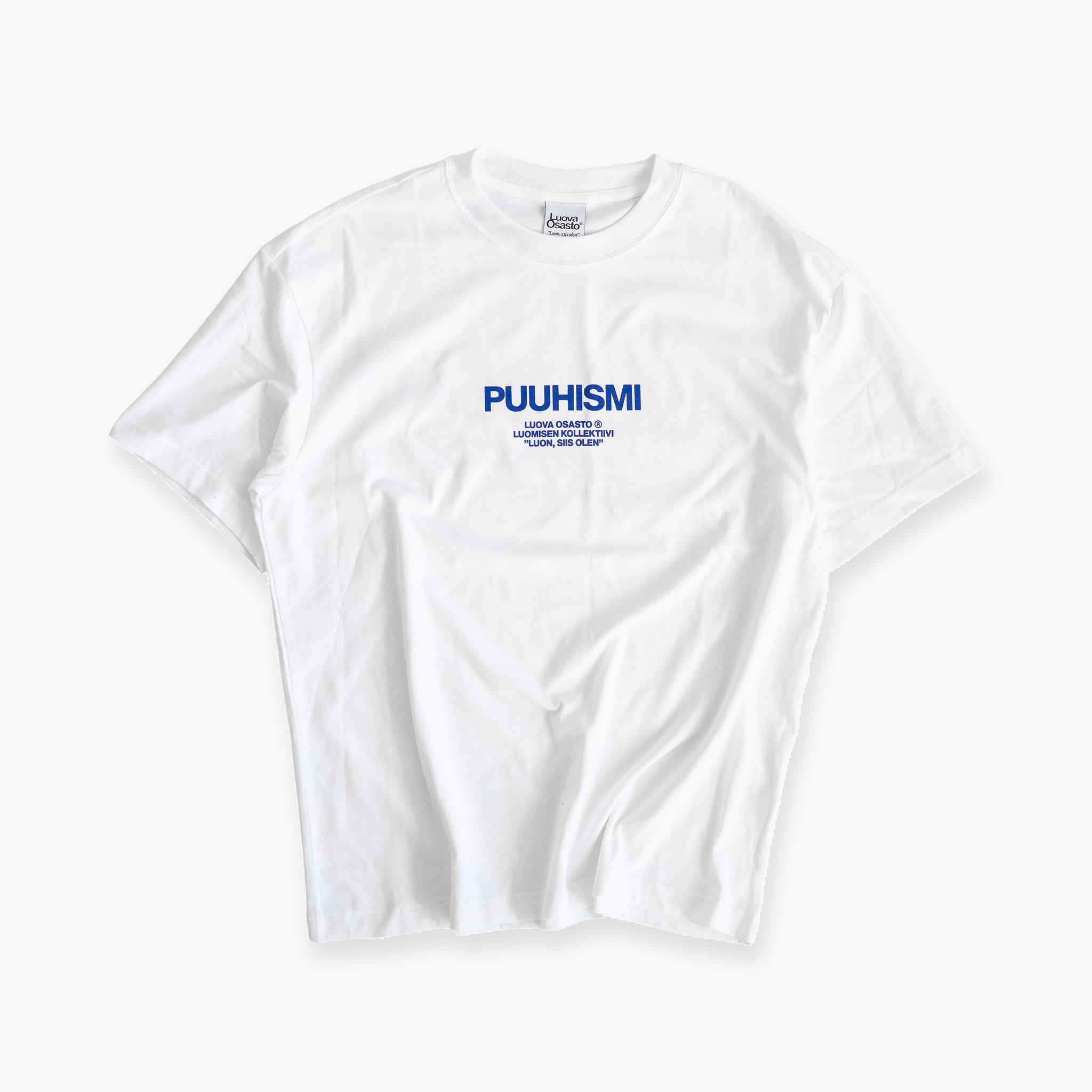 "Puuhismi" t-paita – Sininen