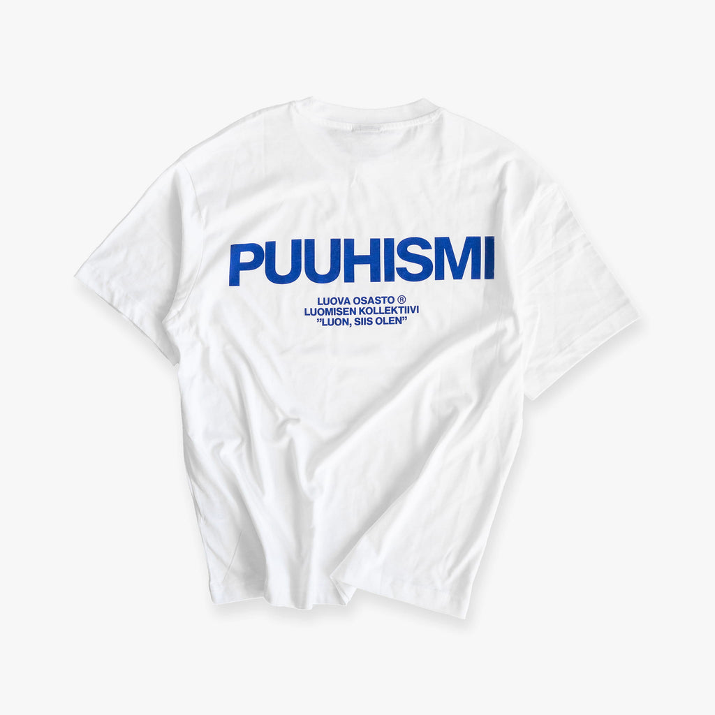 "Puuhismi" t-paita – Sininen