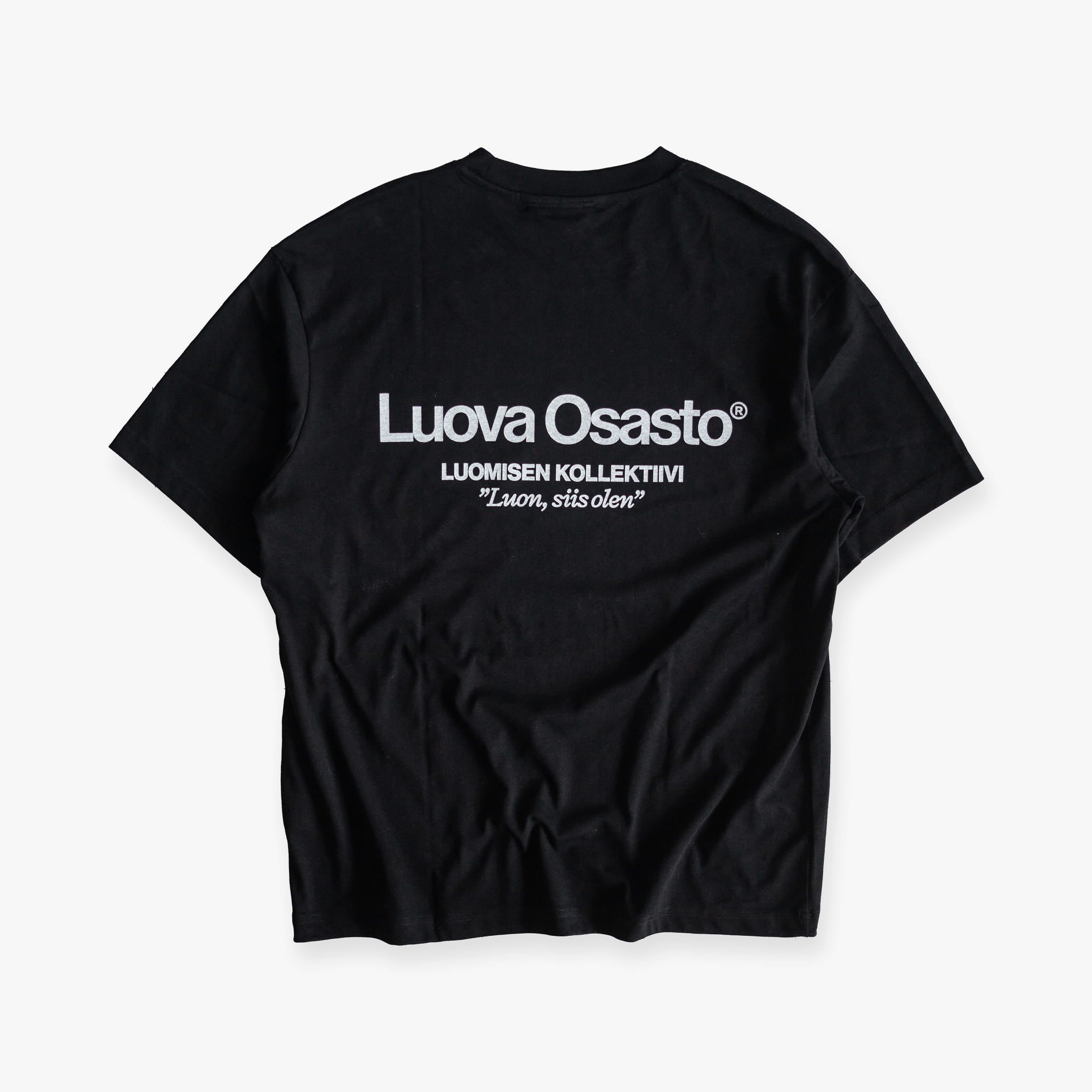 "Luova Osasto" t-paita – Musta+Valkoinen